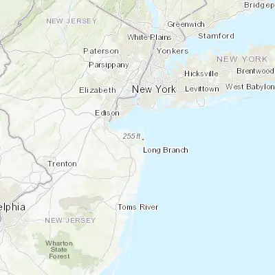 Map showing location of Atlantic Highlands (40.407890, -74.034310)