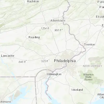 Map showing location of Audubon (40.127880, -75.431850)