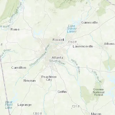 Map showing location of Avondale Estates (33.771490, -84.267140)