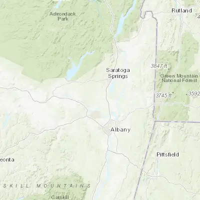 Map showing location of Ballston Lake (42.911740, -73.868180)