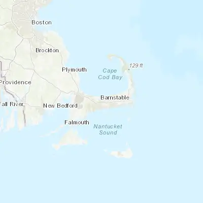 Map showing location of Barnstable (41.700110, -70.299470)