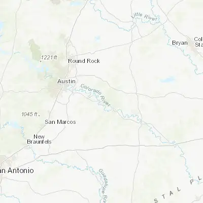 Map showing location of Bastrop (30.110490, -97.315270)