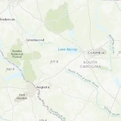 Map showing location of Batesburg-Leesville (33.910140, -81.537330)