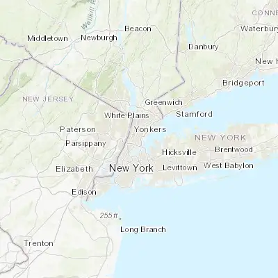 Map showing location of Baychester (40.869280, -73.836450)