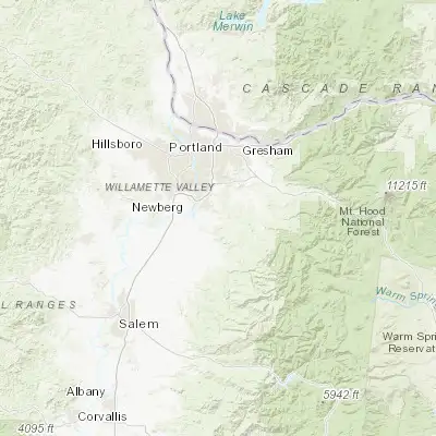 Map showing location of Beavercreek (45.287900, -122.535640)