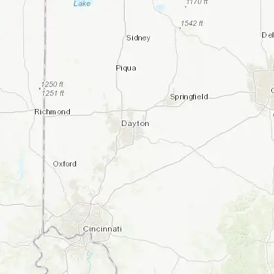 Map showing location of Beavercreek (39.709230, -84.063270)