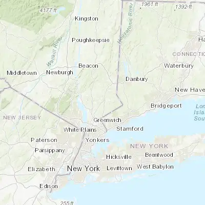 Map showing location of Bedford Hills (41.236760, -73.694580)