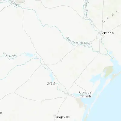 Map showing location of Beeville (28.400950, -97.749740)