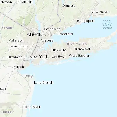 Map showing location of Bellmore (40.668710, -73.527070)
