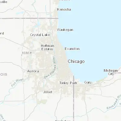 Map showing location of Belmont Cragin (41.931700, -87.768670)