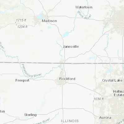 Map showing location of Beloit (42.508350, -89.031780)