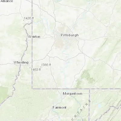 Map showing location of Bentleyville (40.116740, -80.008390)
