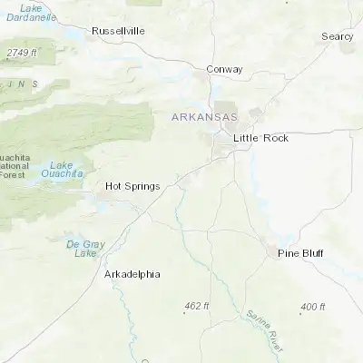 Map showing location of Benton (34.564540, -92.586830)