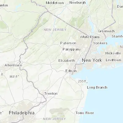 Map showing location of Berkeley Heights (40.683430, -74.442650)