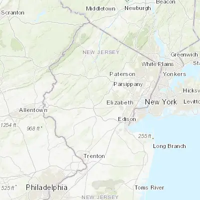 Map showing location of Bernardsville (40.718710, -74.569320)