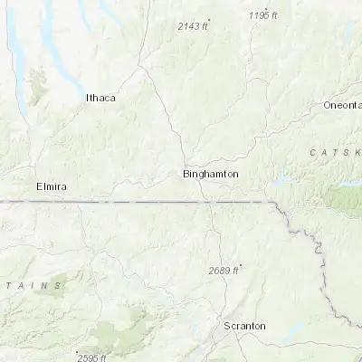 Map showing location of Binghamton (42.098690, -75.917970)