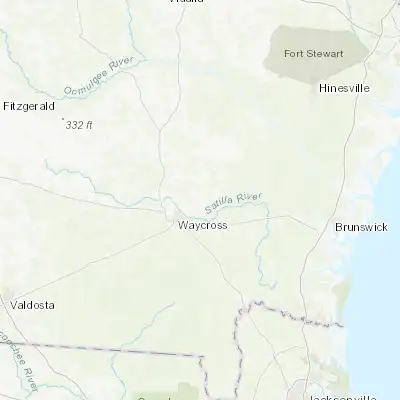 Map showing location of Blackshear (31.306050, -82.242070)