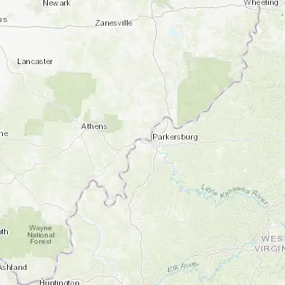 Map showing location of Blennerhassett (39.263690, -81.629290)