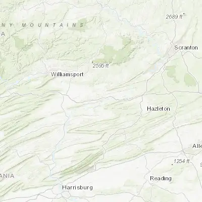 Map showing location of Bloomsburg (41.003700, -76.454950)
