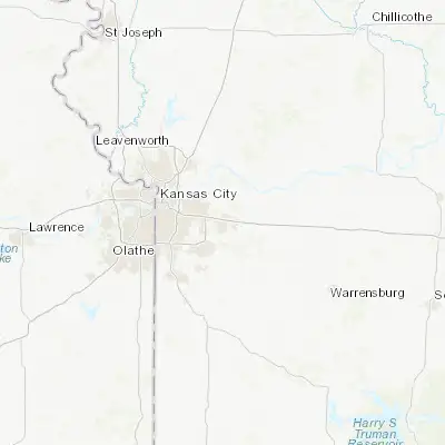 Map showing location of Blue Springs (39.016950, -94.281610)