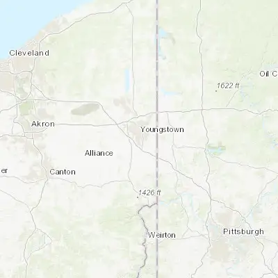 Map showing location of Boardman (41.024230, -80.662850)