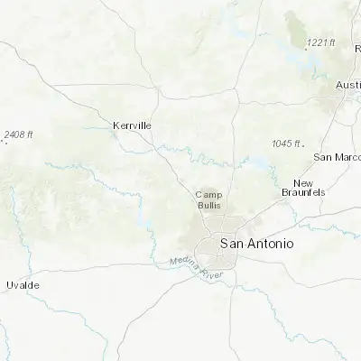 Map showing location of Boerne (29.794660, -98.731970)