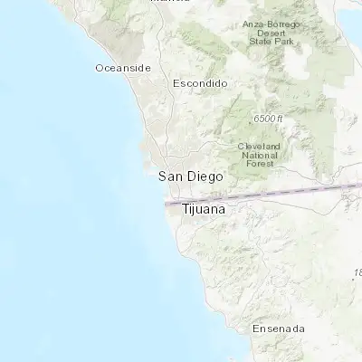 Map showing location of Bonita (32.657830, -117.030030)