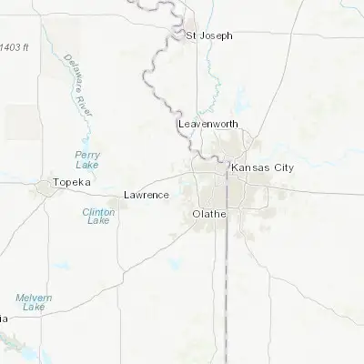 Map showing location of Bonner Springs (39.059730, -94.883580)
