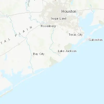 Map showing location of Brazoria (29.044410, -95.569110)
