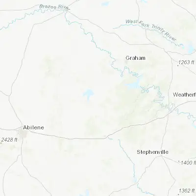Map showing location of Breckenridge (32.755680, -98.902290)