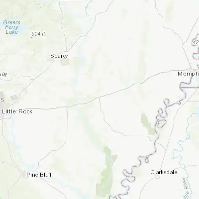 Map showing location of Brinkley (34.887870, -91.194570)