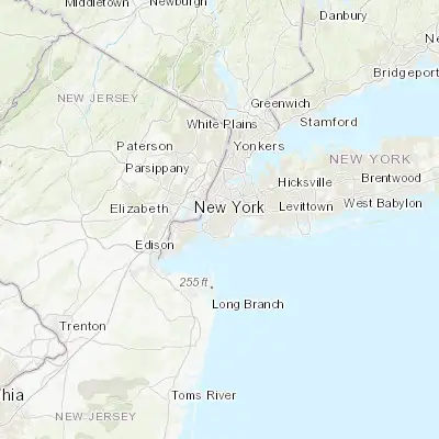 Map showing location of Brooklyn (40.650100, -73.949580)