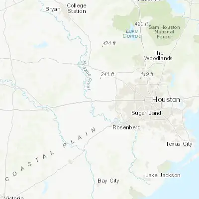 Map showing location of Brookshire (29.786060, -95.951070)