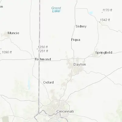 Map showing location of Brookville (39.836720, -84.411340)