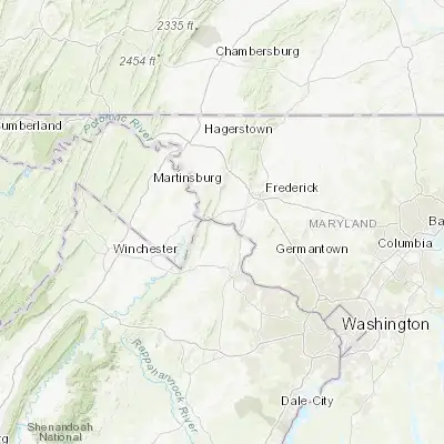 Map showing location of Brunswick (39.314270, -77.627770)