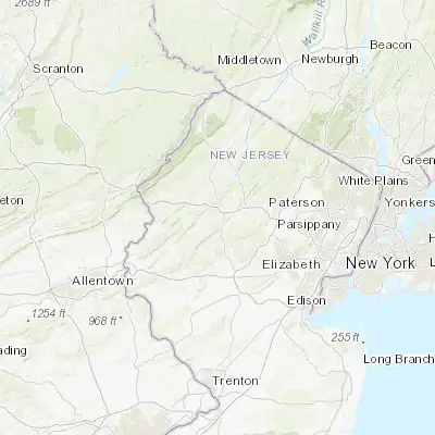 Map showing location of Budd Lake (40.871210, -74.734050)