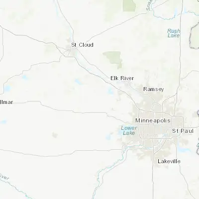 Map showing location of Buffalo (45.171910, -93.874690)