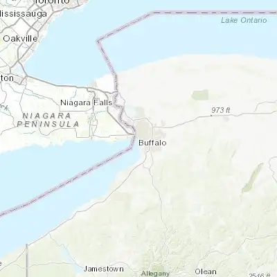 Map showing location of Buffalo (42.886450, -78.878370)