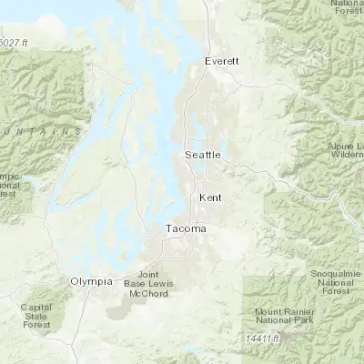 Map showing location of Burien (47.470380, -122.346790)