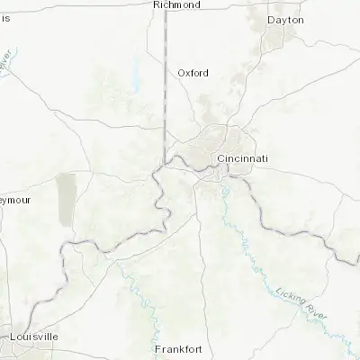 Map showing location of Burlington (39.027560, -84.724110)