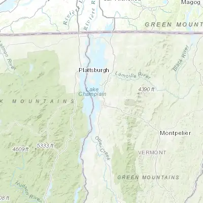 Map showing location of Burlington (44.475880, -73.212070)