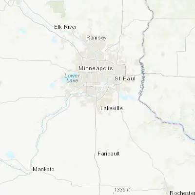 Map showing location of Burnsville (44.767740, -93.277720)