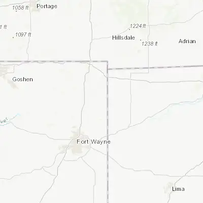 Map showing location of Butler (41.429770, -84.871350)