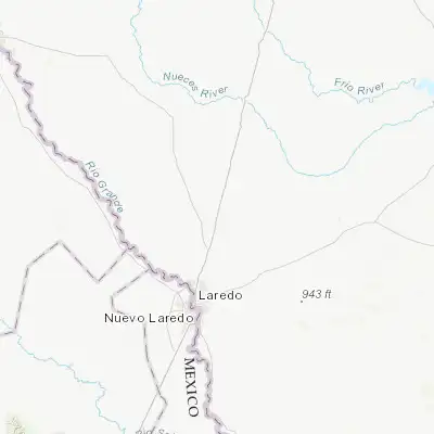 Map showing location of Cactus (27.906950, -99.393920)