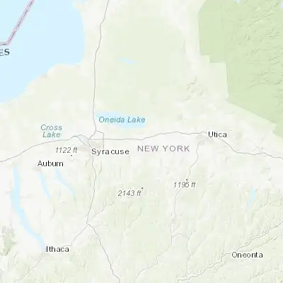 Map showing location of Canastota (43.079510, -75.750740)