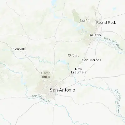 Map showing location of Canyon Lake (29.875220, -98.262510)