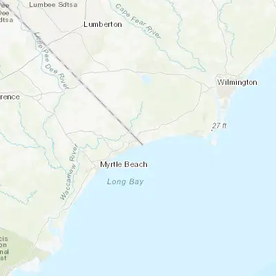 Map showing location of Carolina Shores (33.901010, -78.580570)