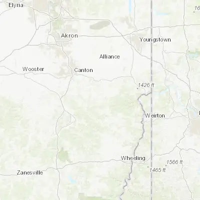 Map showing location of Carrollton (40.572840, -81.085650)