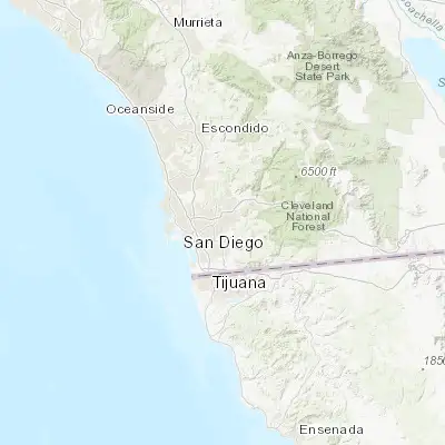 Map showing location of Casa de Oro-Mount Helix (32.763970, -116.968770)