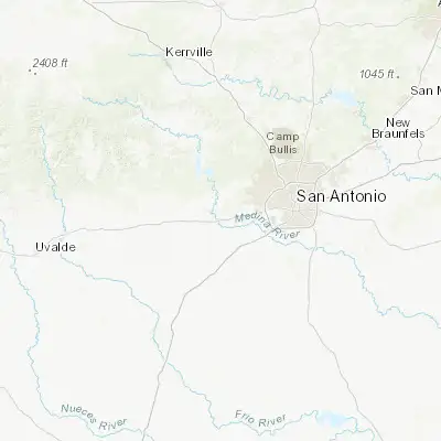 Map showing location of Castroville (29.355790, -98.878640)